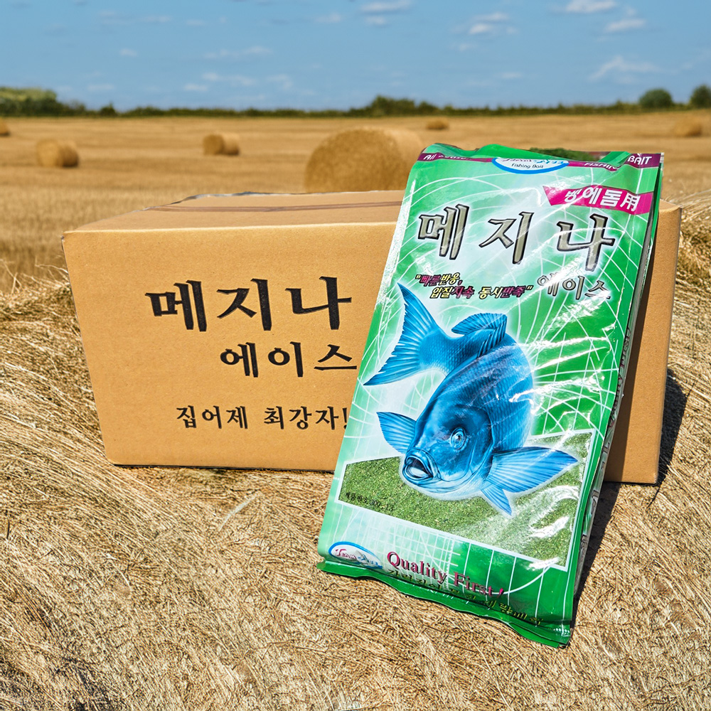 팀에이스 메지나 에이스 1.1kg 벵에돔 파우더 1박스 12개입 집어제 크릴 파래 색상변형 : 청운피싱레저