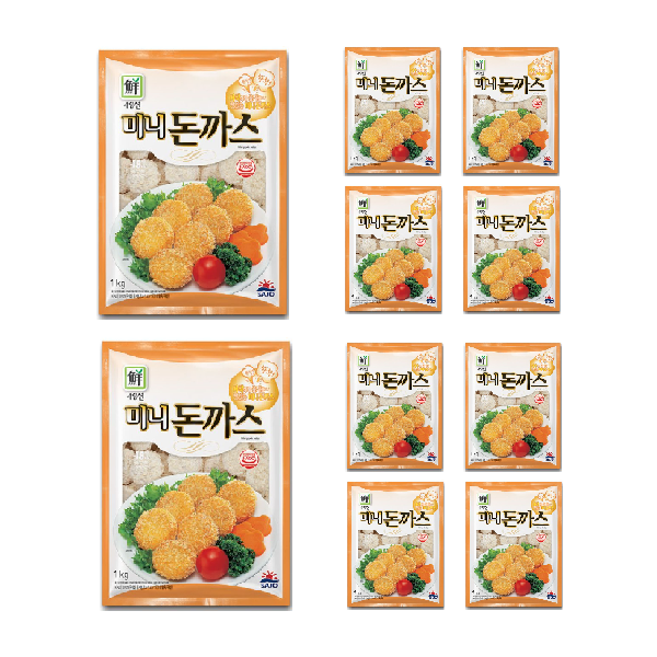대림 미니 돈까스 1kg 10개 : 식자재민족