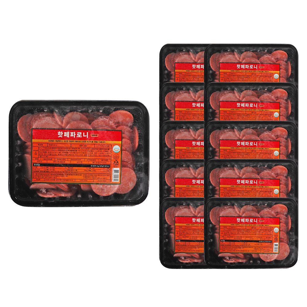 대경 핫페페로니 1kg / 냉동 : 푸드올마켓