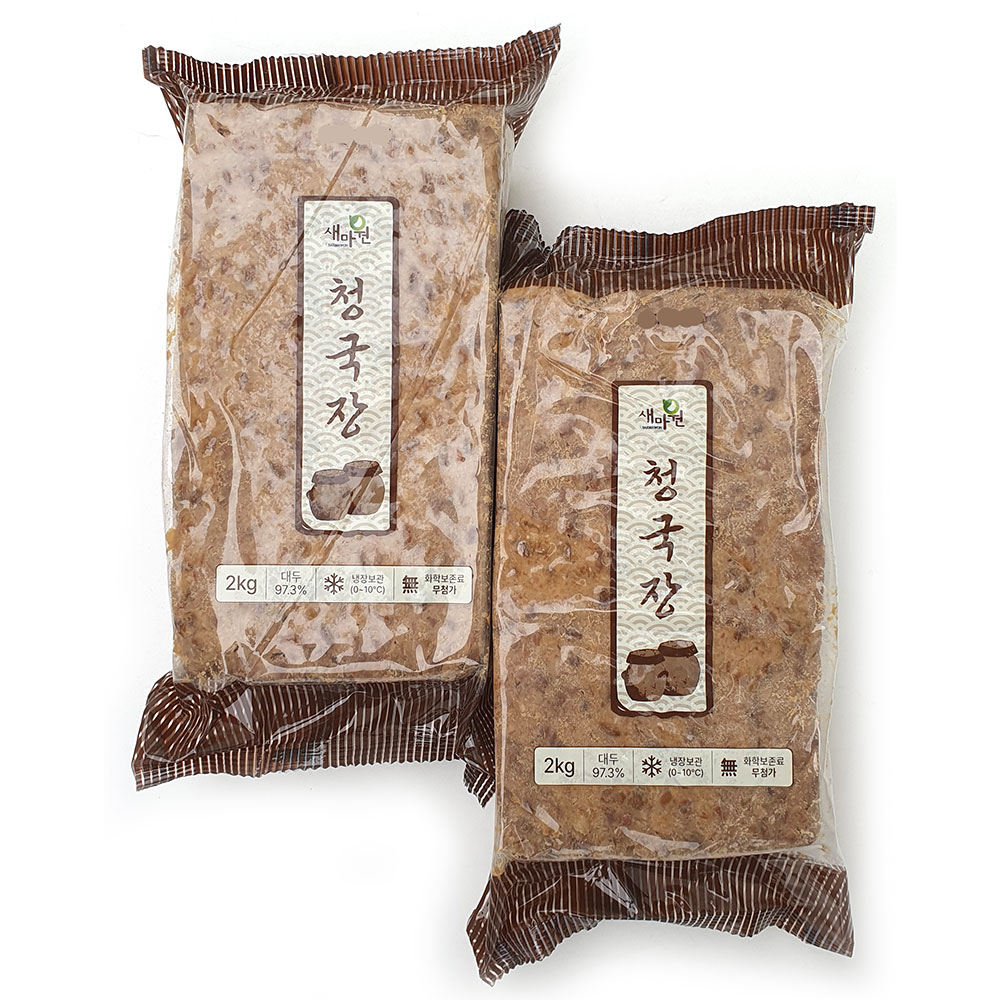 새마원 아리랑식품 청국장 냄새안나는 착한 2kg, 2개 : 식자재프로