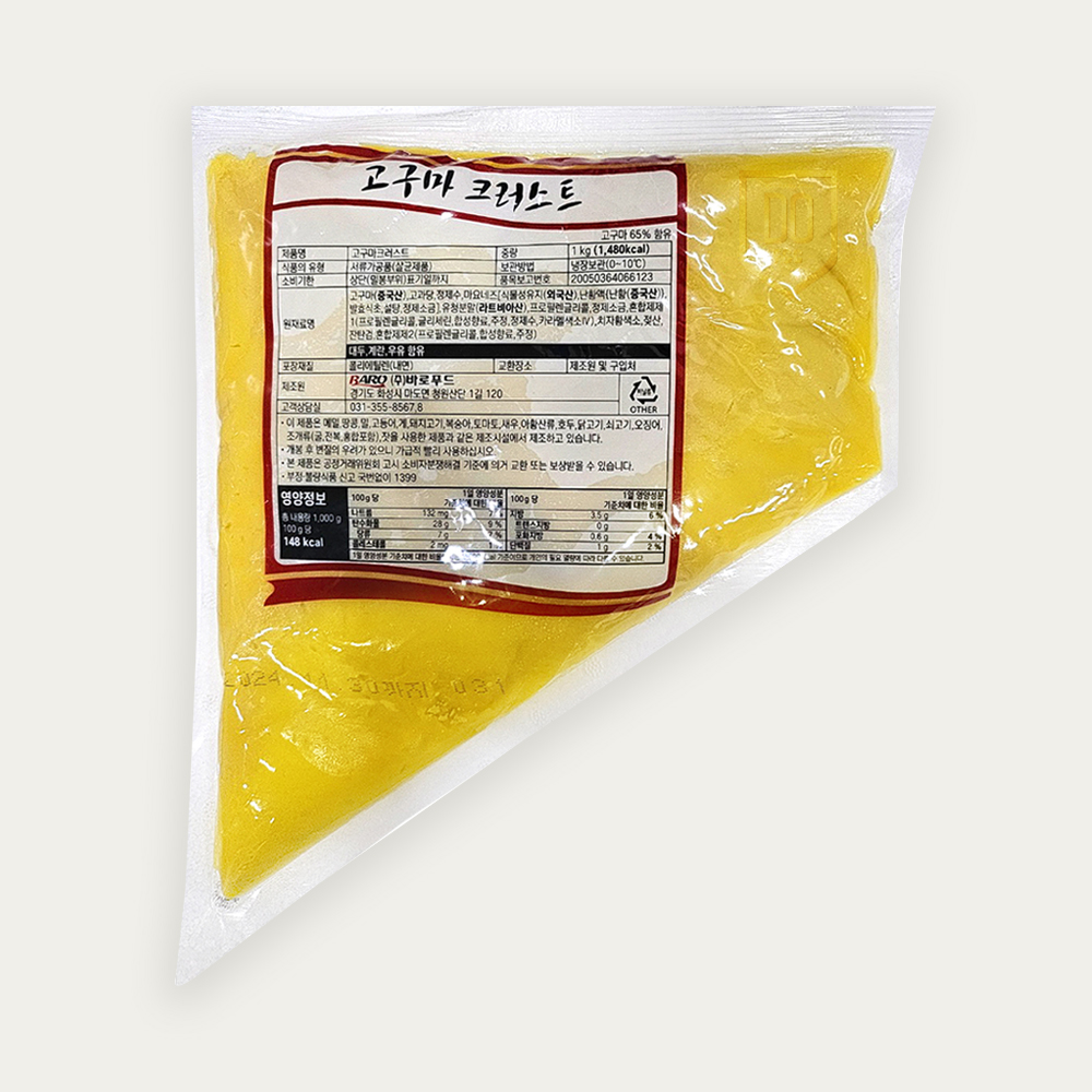 [디오] 바로푸드 고구마 크러스트 고구마무스 1kg : 디오에프앤씨