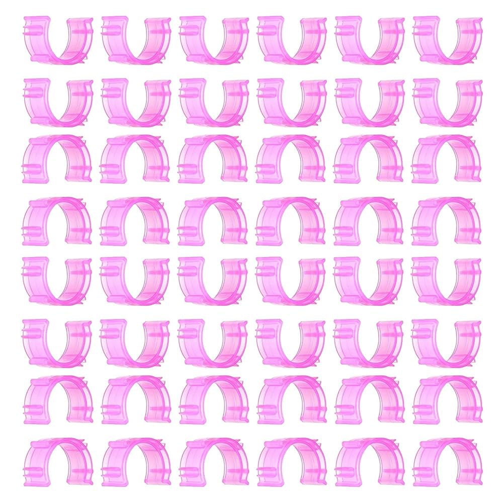 조양이 80개 재봉 클립 DIY 실 도구 정리함 홀더 액세서리 공예 클램프 스풀 보빈 핑크 플라스틱 자수용 Pink : 앤칠삼CP