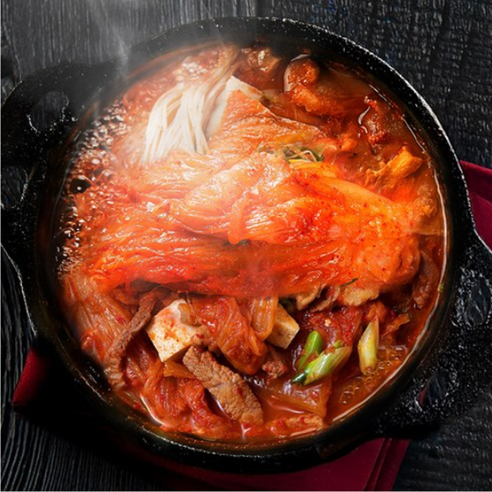 김치찌개 밀키트 간편식 돼지 고기 듬뿍 캠핑 음식 김치찌개 250g 4개 : 바잉바잉몰