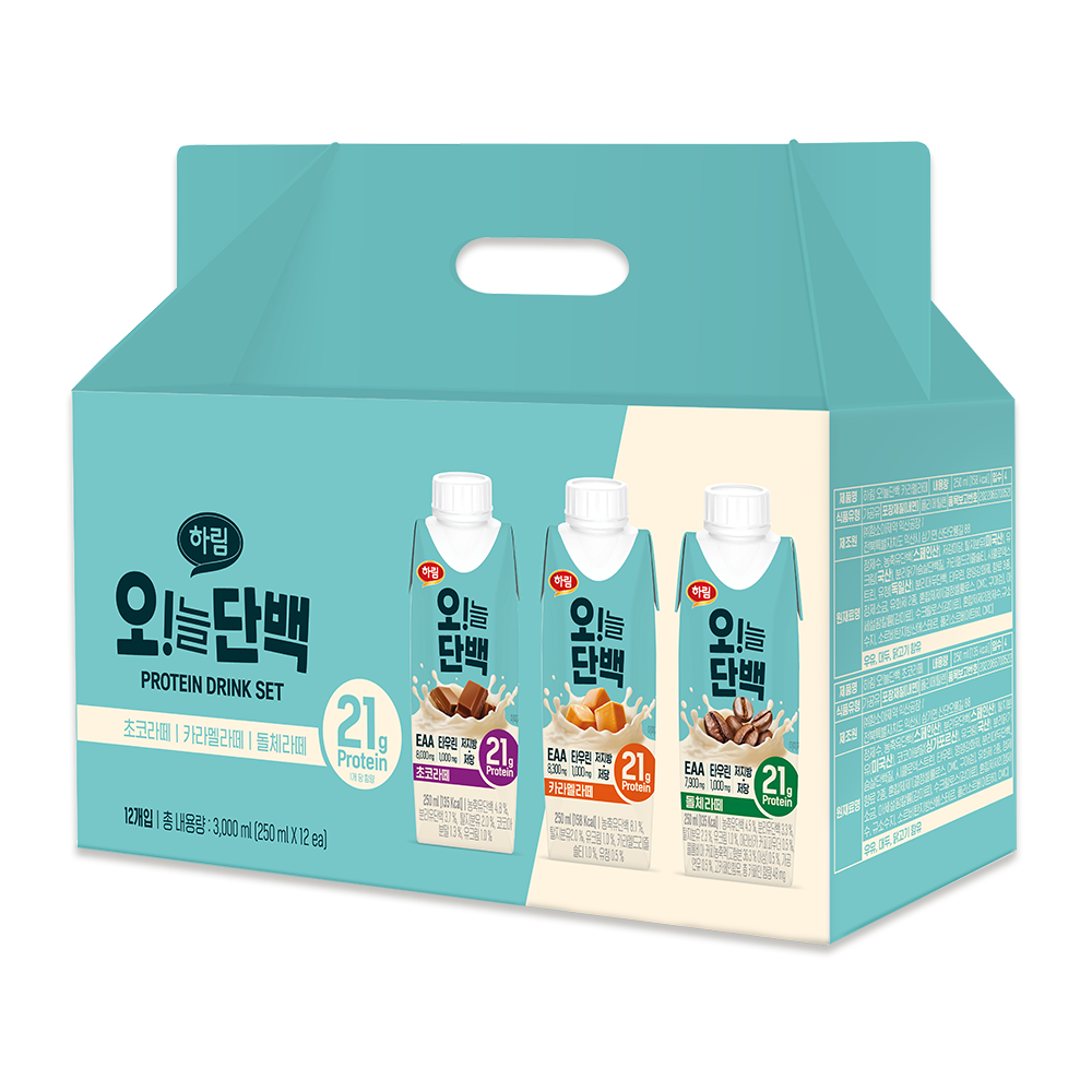 하림 오늘단백 음료 선물세트(12개입) : 주식회사 하림