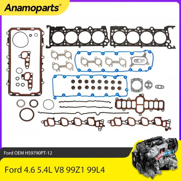 엔진 부품 풀 개스킷 세트 4.6 5.4 L 99Z1 99L4 포드 익스페디션 F-150 링컨 V8 용 : -영원무역-