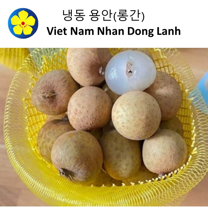 냉동 용안 , Nhan Dong Lanh 500g , 5 개 , 베트남산 : 호아마이주식회사