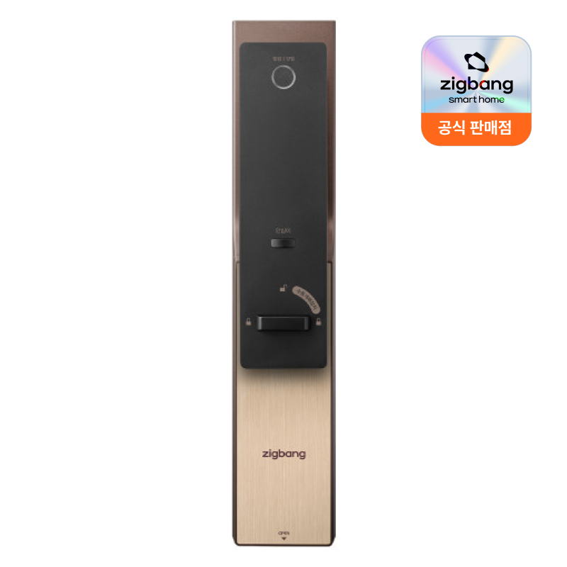 원스텝 지문인식 열림 & 바로잠김 전자동 도어록 직방 SHP-P52F(H) : 주식회사 삼성디디에스