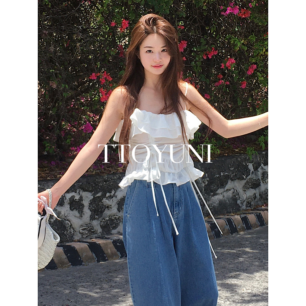(당일) 베지터블 시에 셔링 탑 면 나시 떠유니 : ttoyuni