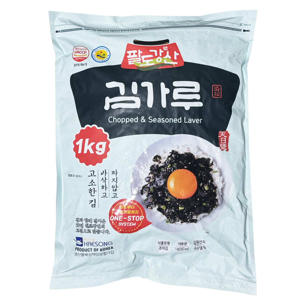 팔도강산 김가루 1kg 조미김 : 다봄 푸드