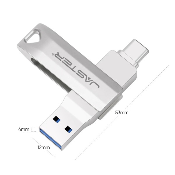 USB-C 플래시 펜 드라이브 TYPE-C 3.0 OTG 메탈 메모리 스틱   256GB 128GB 64GB USB3.0 32GB 16GB : 엔티아이몰8