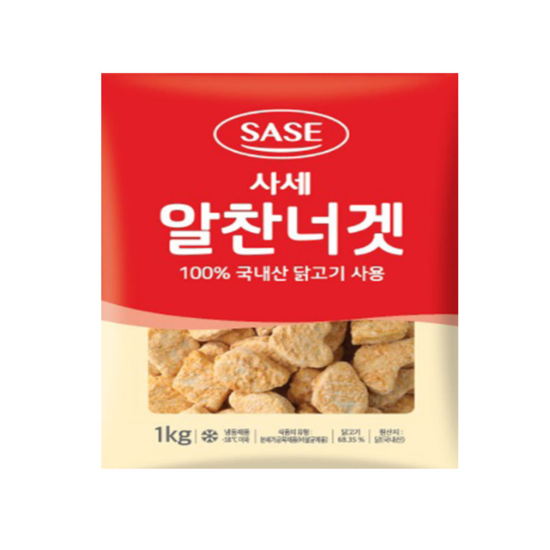 사세 알찬너겟 치킨너겟 1KG : 명품씨푸드