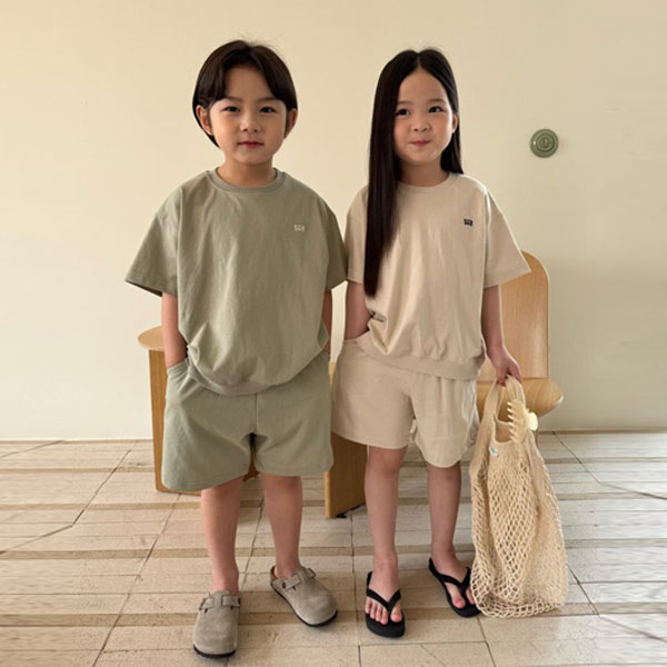 아워 라이트올데이상하 5color (XS-JXL) 25여름 유아동 주니어 트레이닝복 상하복 : 쥬니유니 아동복