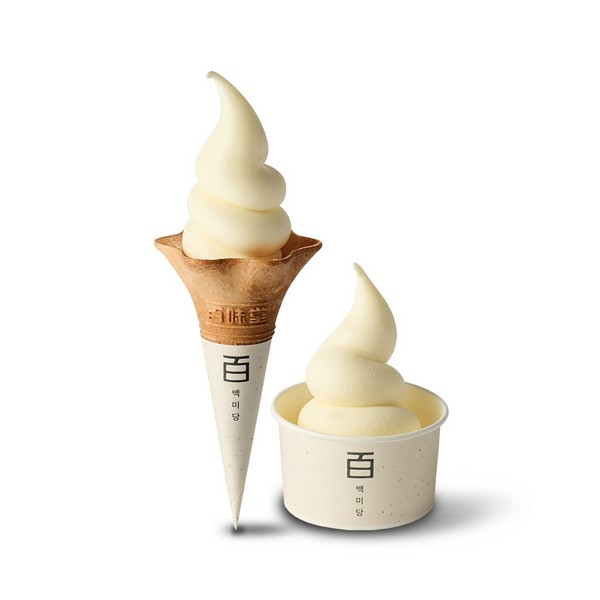 (백미당) 두유 아이스크림 : 스마트콘