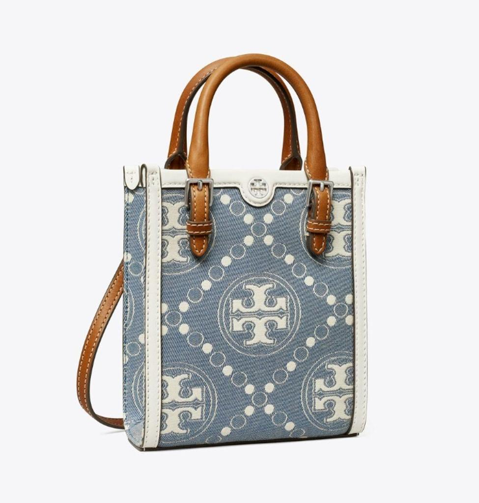 TORYBURCH 토리버치 미니 티 모노그램 데님 토트 145511 : C1020 런던명품백