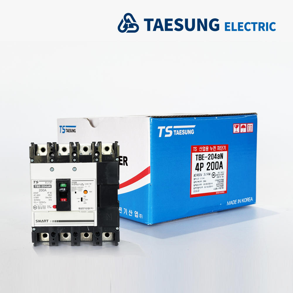 태성전기산업 TBE-204N 175A 4P 산업용 누전차단기 : 주식회사 동승
