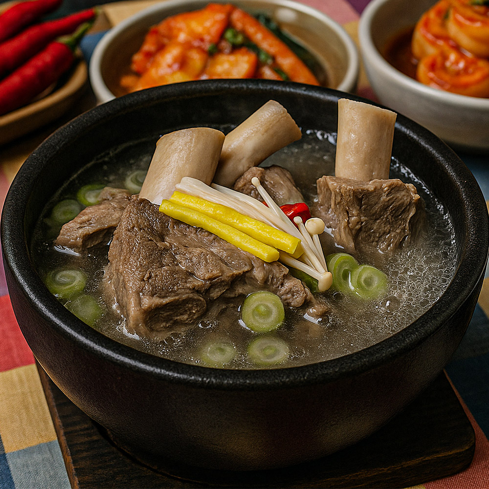 황장군 일품갈비탕 1kg 4팩 : 먹부장