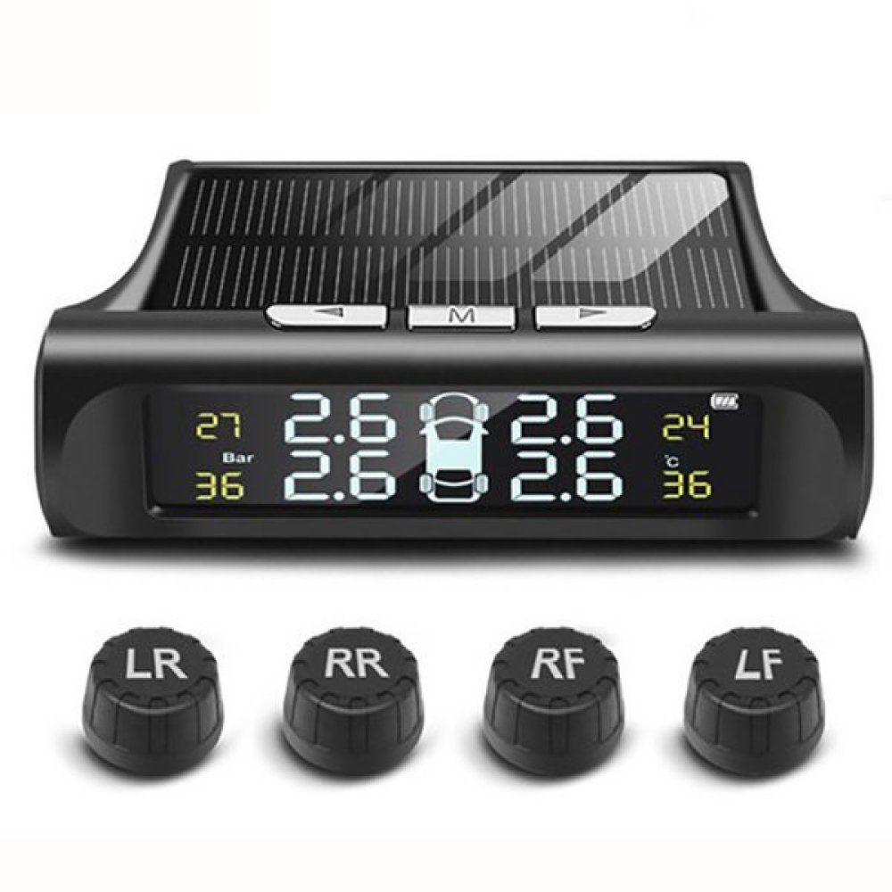 TPMS 어 공기압 경 치 모터사이클 무선 RV 펑크 태양열충전 태양광 USB 1 외장 컬러 세 자리 표준판 : 스튜디오 트로지에