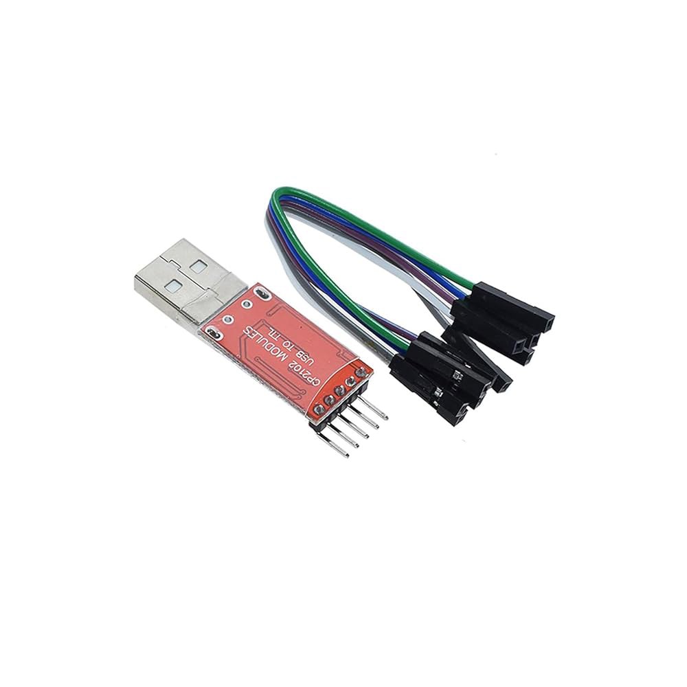 2팩 USB 2.0에서 TTL 모듈 직렬 변환 어댑터 모듈, 점퍼 와이어가 있는 USB에서 다운로드기. : 대성코리아22
