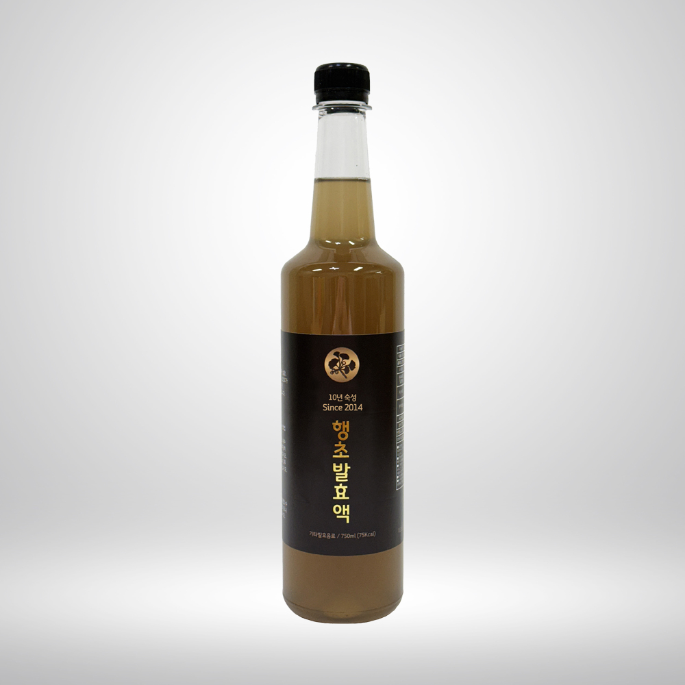 국내최초 청한농장 천연발효은행식초 행초발효액 750ml 숙성연도 선택 : 청한농장 은행식초