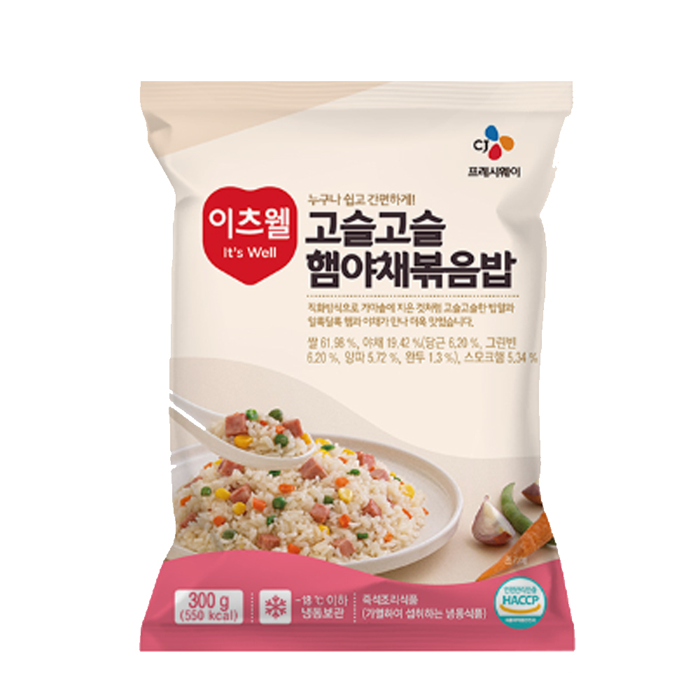 이츠웰 고슬고슬햄야채볶음밥 300g : 쿠킹스토어