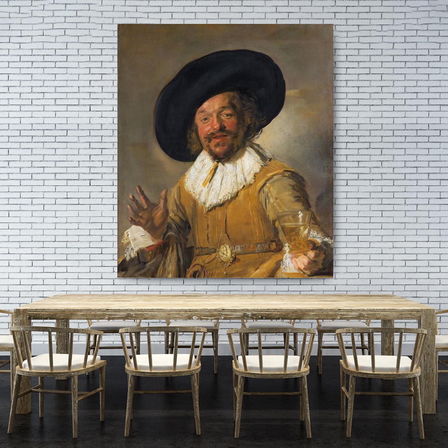 [프란스 할스] 술잔 든 남자 - Frans Hals - 인기작품, 세계명화, 명작 [인물] [네덜란드] [바로크] : 아트스코