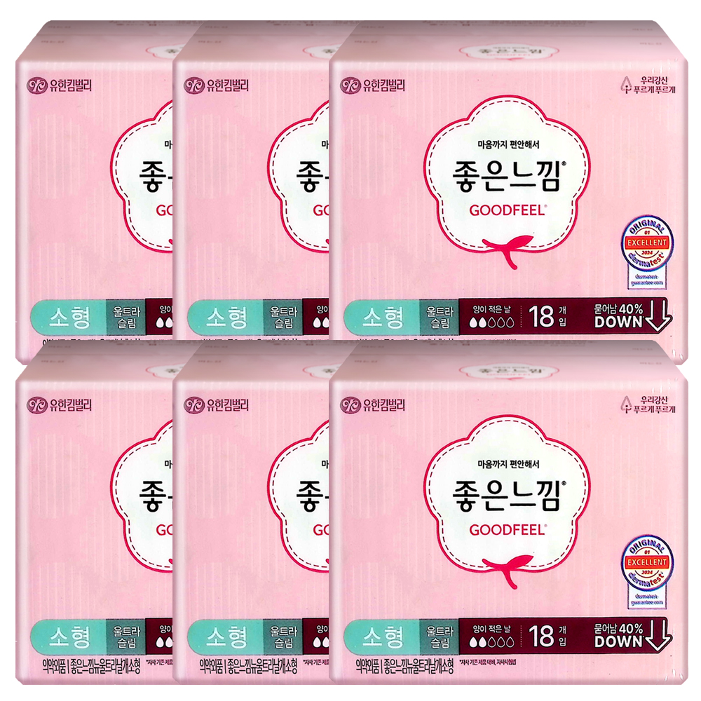 좋은느낌 오리지널 울트라 소형 18P X 6팩 : 라파엘천사