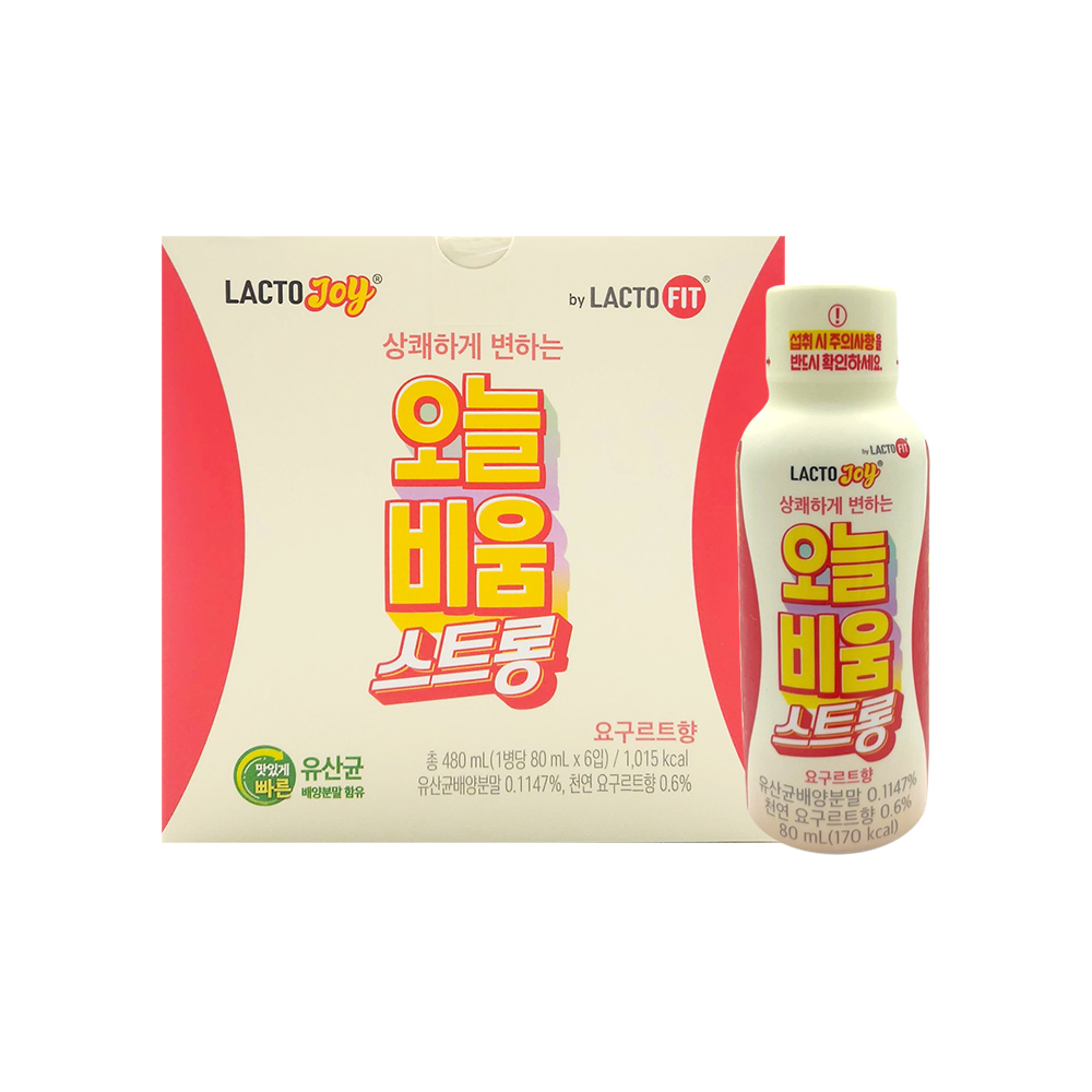 종근당건강 락토조이 오늘비움 스트롱 80ml x 6개입 : 주식회사 아나이스