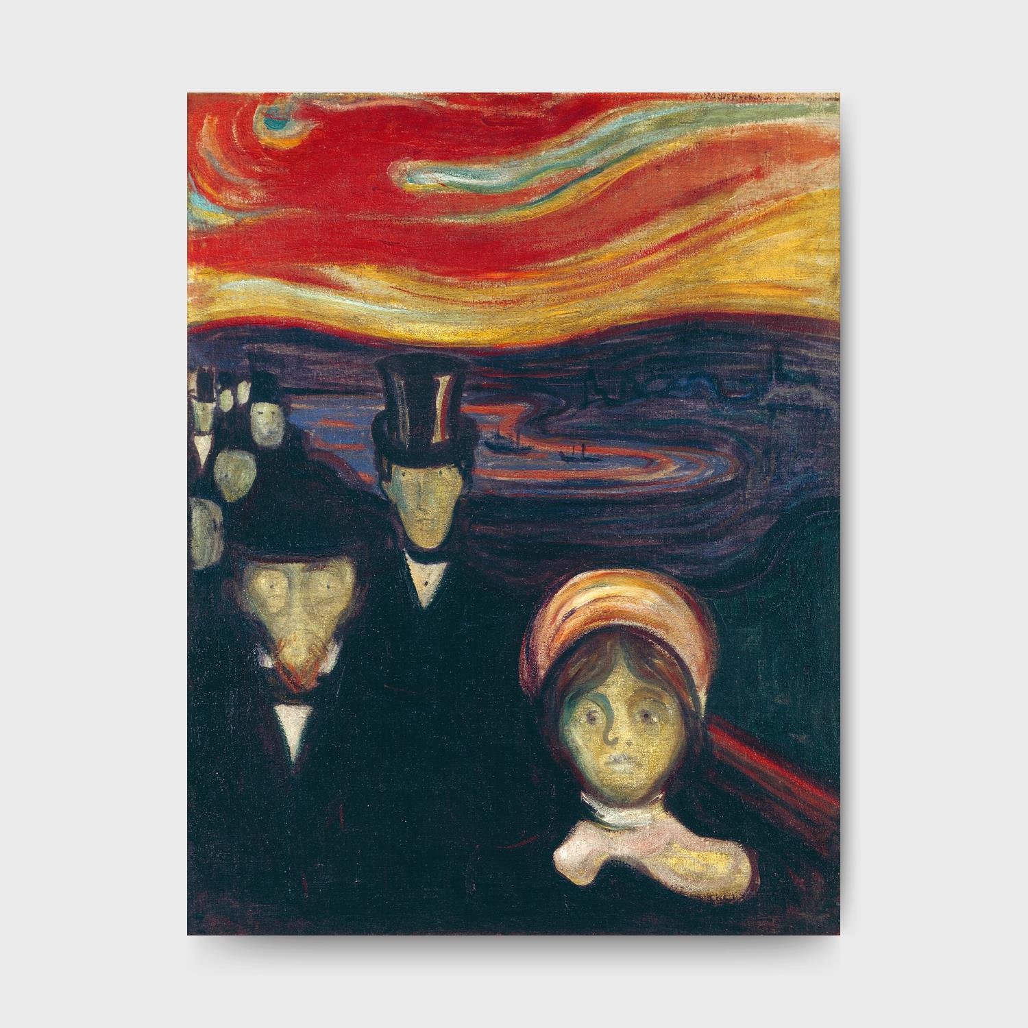 [에드바르트 뭉크] 불안 - Edvard Munch - 인기작품, 세계명화, 명작 [인물] [노르웨이] [표현주의] : 아트스코
