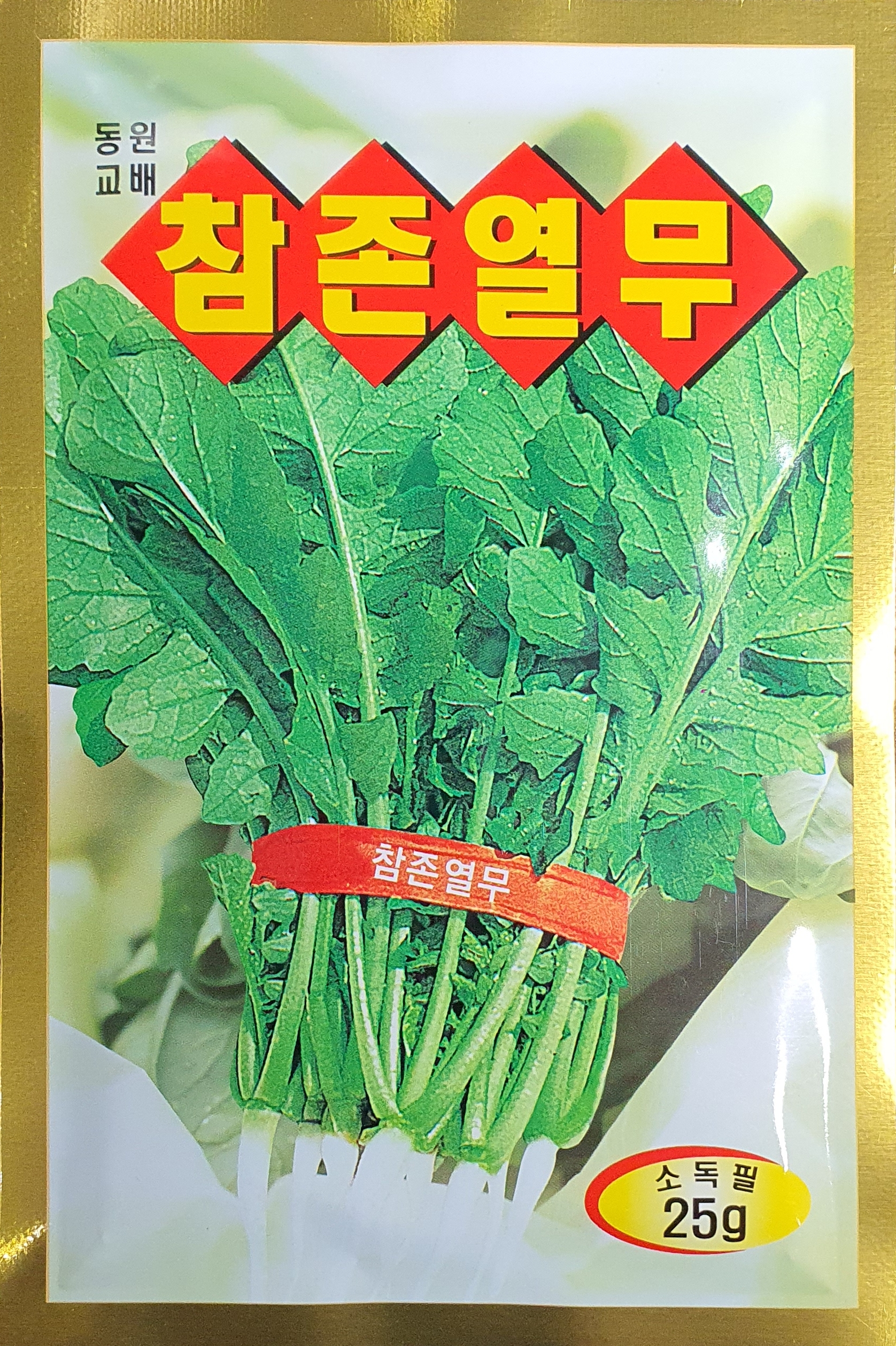 참존 열무 씨앗 25g / 채소 / 야채 / 국내 씨앗 / 국내 종자 / 동원농산종묘 : 포플러스