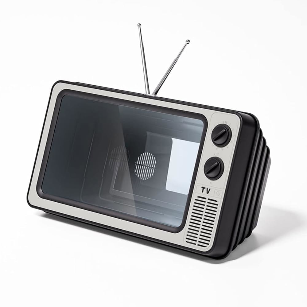 휴대폰 레트로 TV 앰프용 Anki HappiGo 12 화면 확대기 3D HD 휴대폰 : 해직라