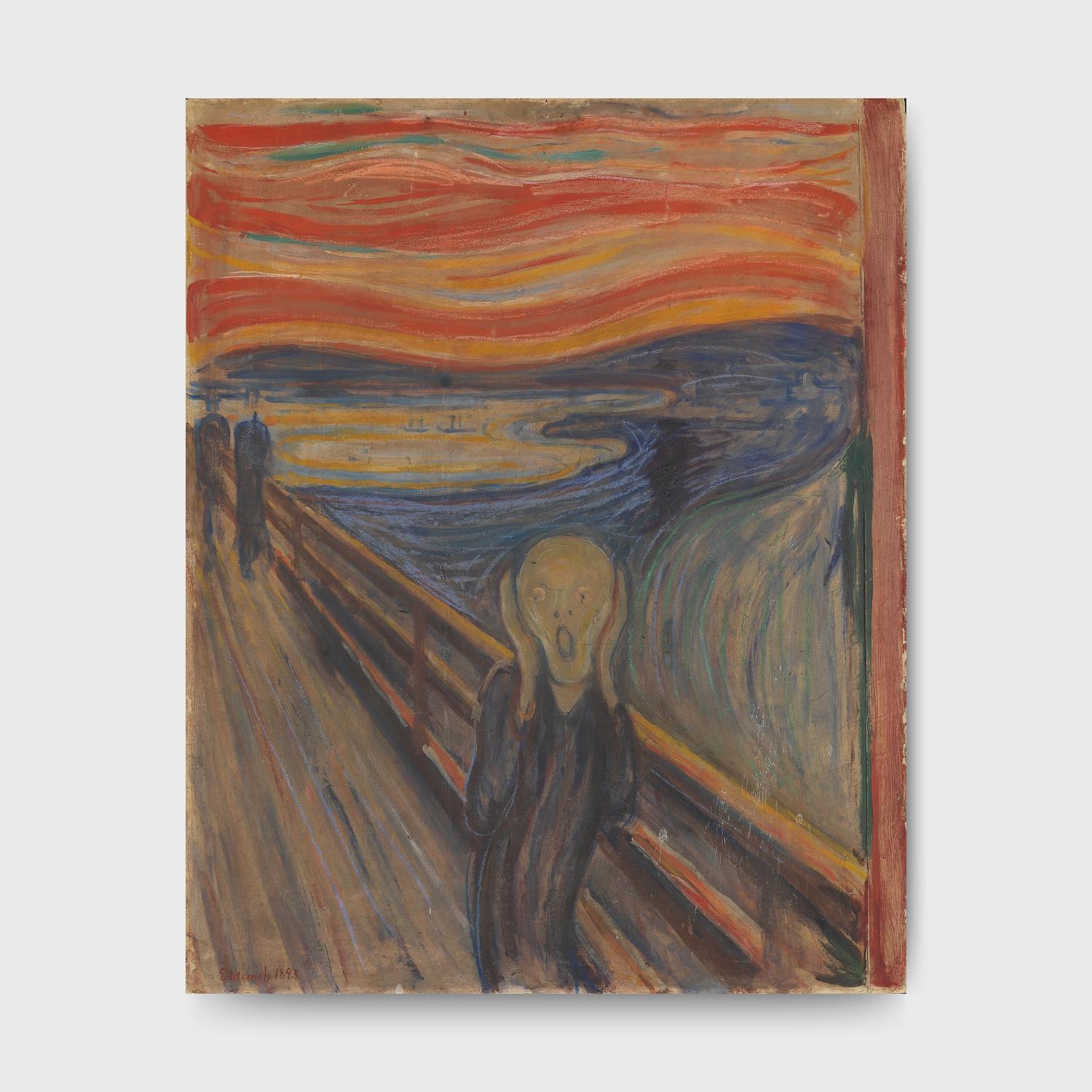 [에드바르트 뭉크] 절규 - Edvard Munch - 인기작품, 세계명화, 명작 [인물] [노르웨이] [표현주의] : 아트스코