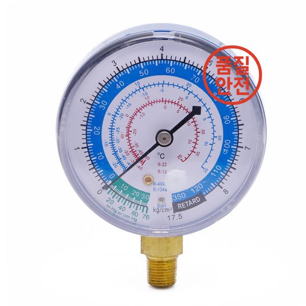 새로운 에어컨 R410A R22 냉매 저압 게이지 PSI KPA 블루 S25 19 드롭십 : 선암산업