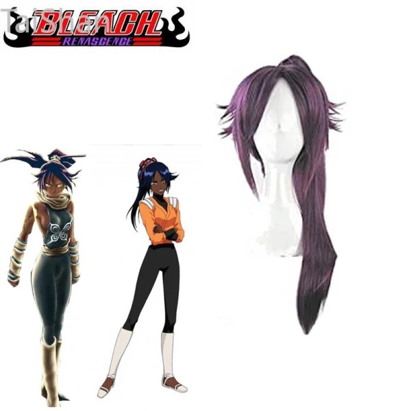 wertyu 123456 큐어티유오. Anime BLEACH Shihouin Yoruichi 코스프레 가발 고온 섬유 합성 머리 Baseasdfghj 0 : 더푸른나무