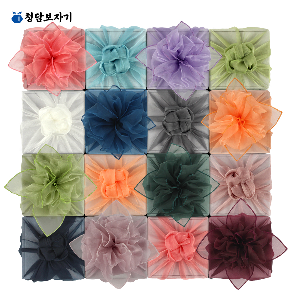 청담 크리스탈 보자기 55cm 명절 선물 예단 답례품 포장 : 청담보자기