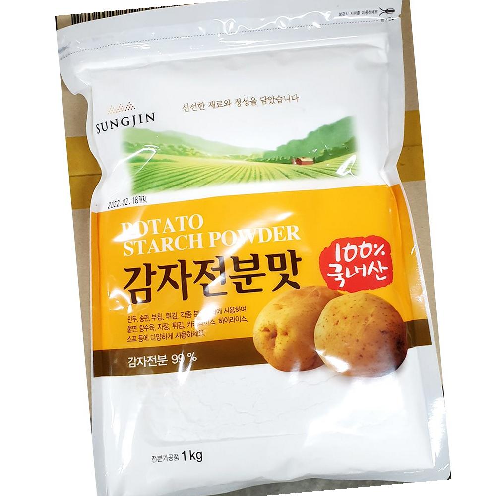 성진 감자전분 1kg 10개 식자재 전분류 요리재료 : 유정상회