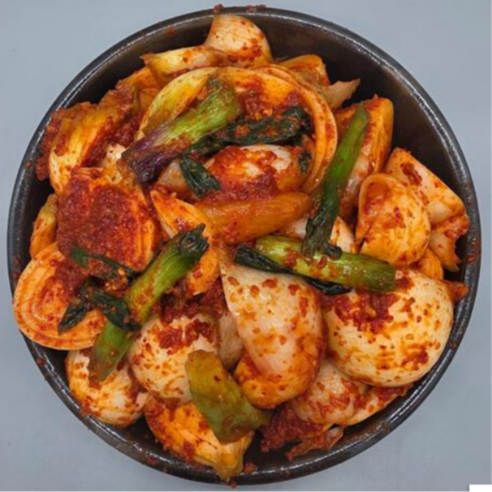 전라도식 양념의 깊고 깔끔한 맛 전라도 무안 양파김치 햇양파 3kg, 1개 : 민군 스토어