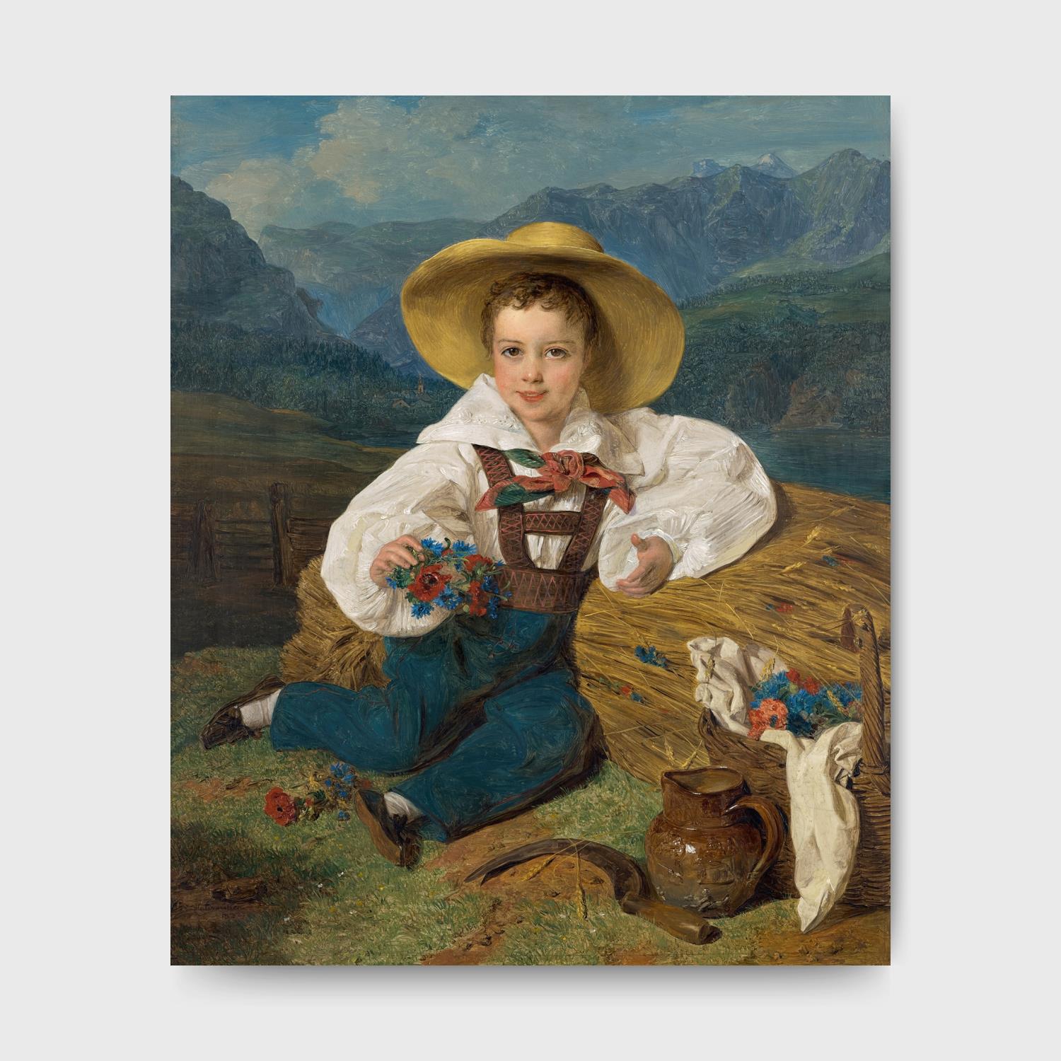 [페르디난드 게오르그 발트뮐러] 아이 시절 아프락신 - Ferdinand Georg Waldmüller - 인기작품, 세계명화, 명작 [인물] [오스트리아]... 