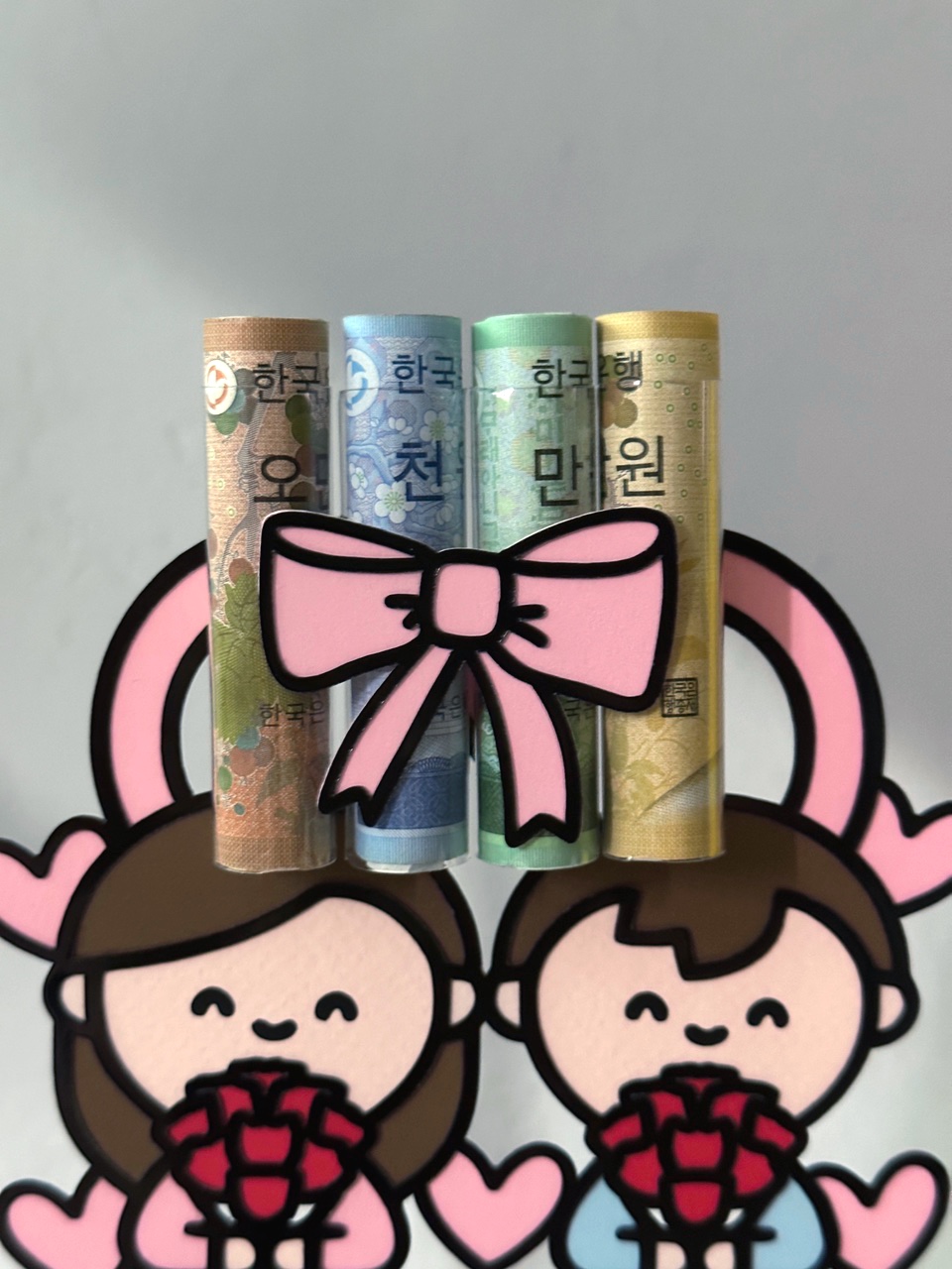 케이크용돈토퍼 마음만은 오천만원 : 루모스토퍼