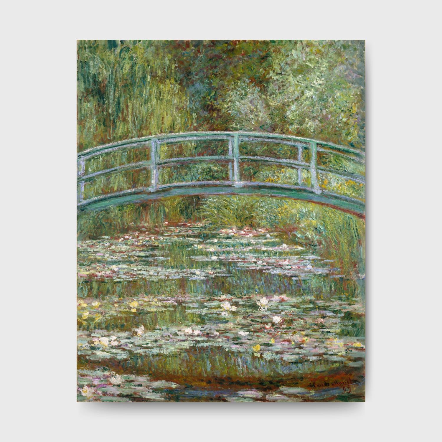 [클로드 모네] 수련 연못 위의 다리 - Claude Monet - 인기작품, 세계명화, 명작 [풍경] [프랑스] [인상주의] : 아트스코