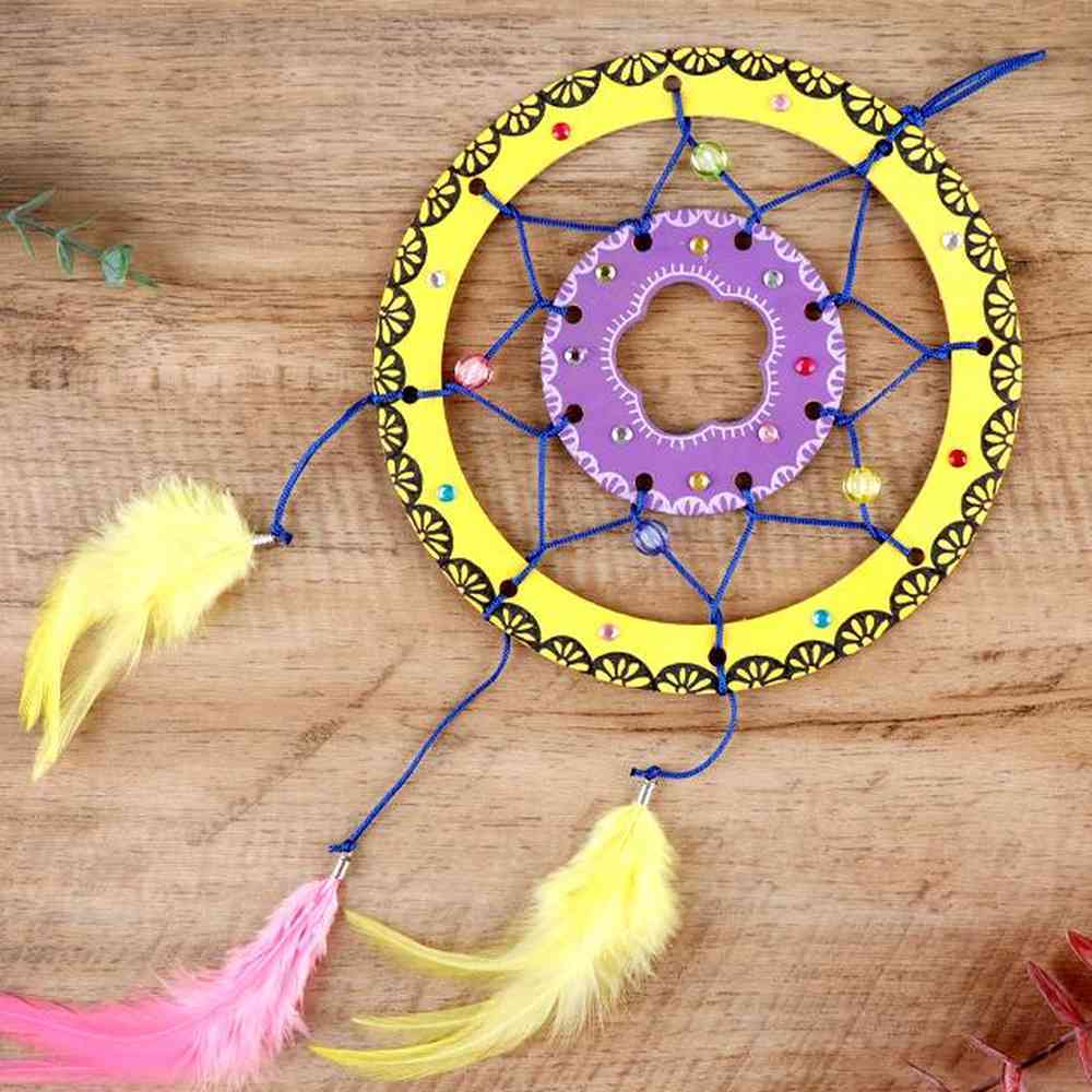 삼안 드림캐쳐 꽃 DIY 공예체험 만들기키트 : 삼안산업