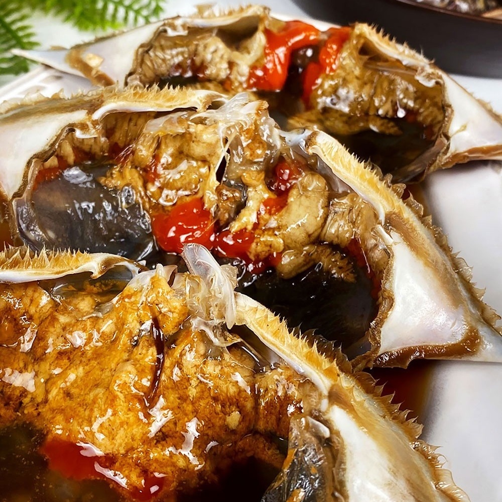 전남 신안 알배기 암꽃게장 간장게장 2kg (4-5미) : 맛짜컴퍼니