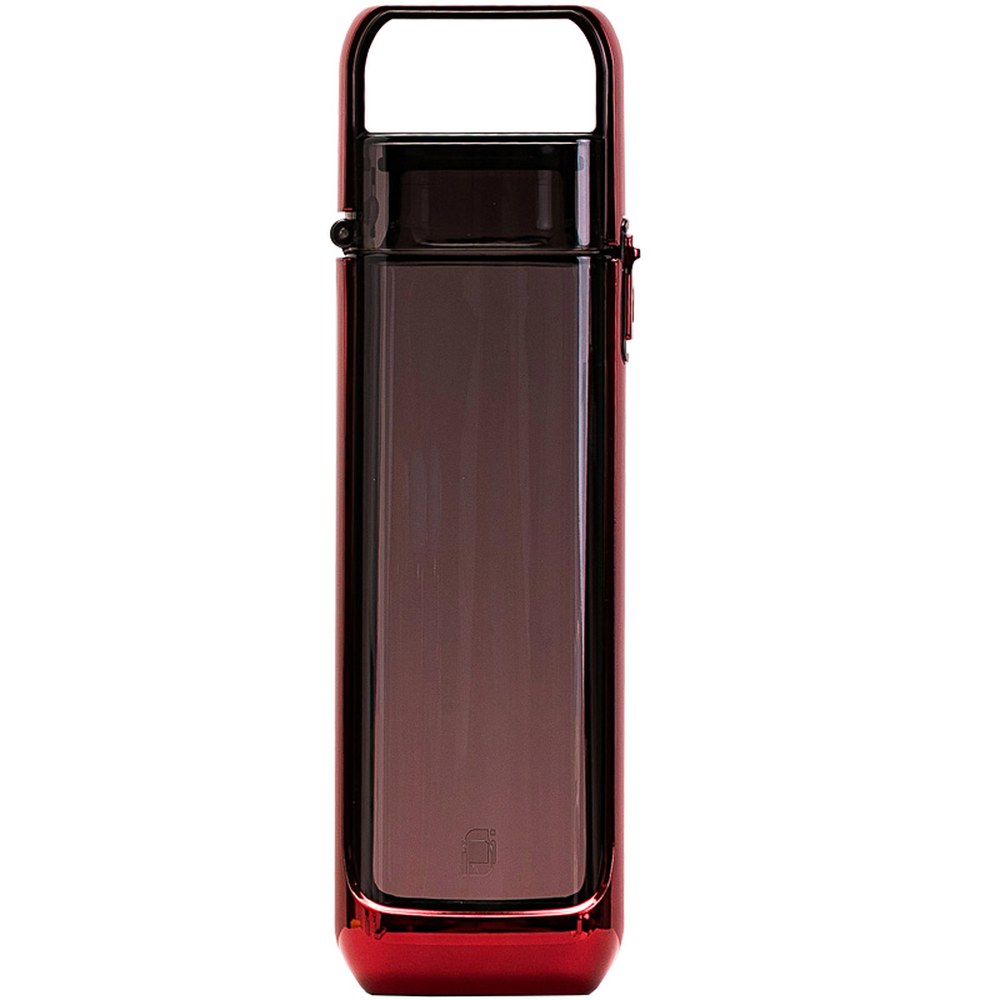 휴대용 납작한 물병 스포츠 a5 휴대 누수방지 보틀 380ml Memobottle 소형 플랫PC 플라스틱컵 블랙 380ml : 이랜더