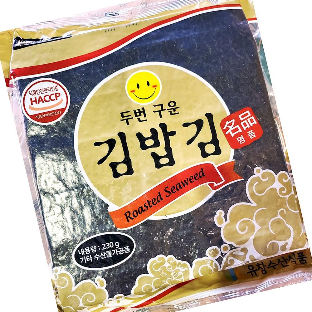 유창 구운 김밥김 골드 230g 10개 식자재 김 반찬류 : 유정상회