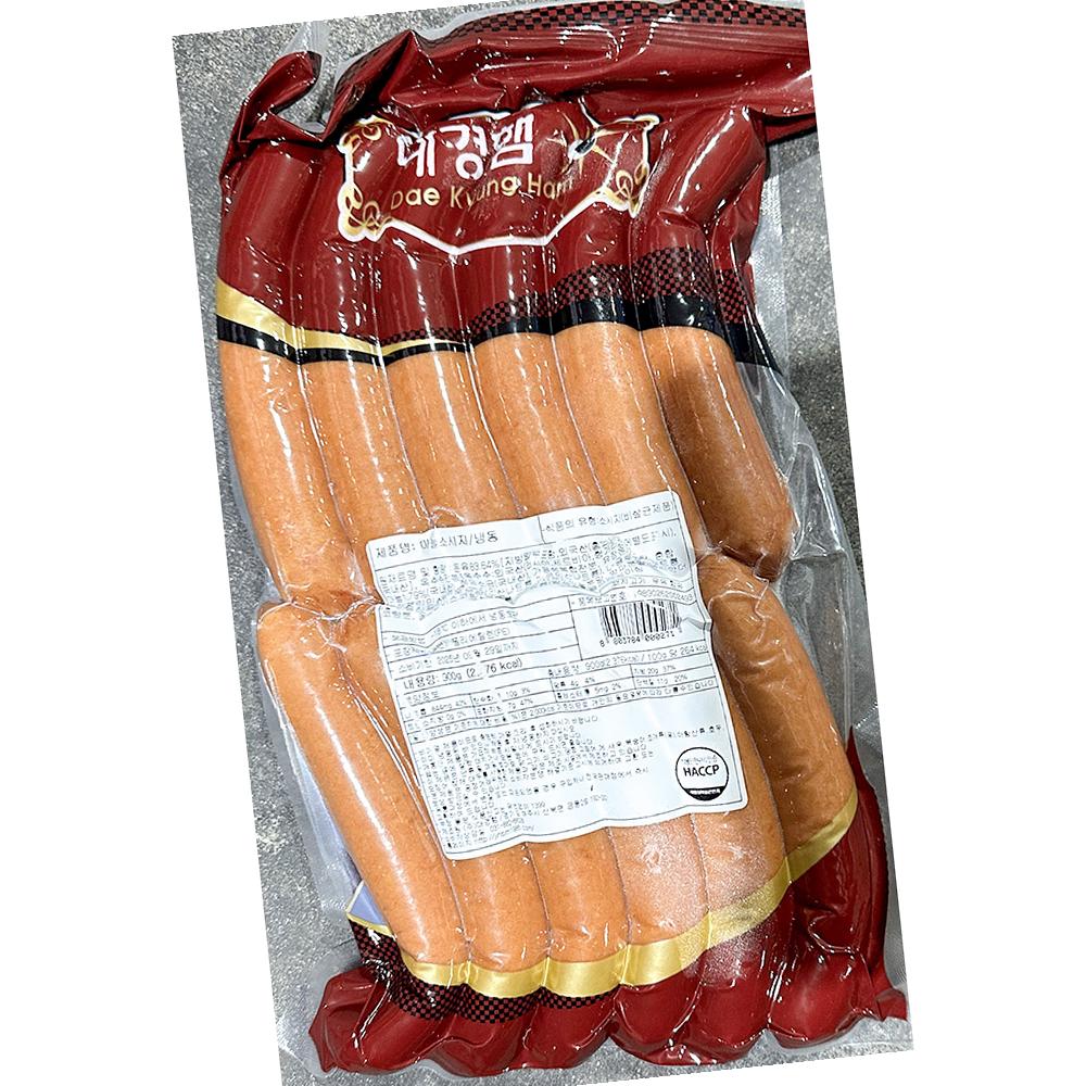 대경햄 갈릭 소시지 냉동 900g 10개 식자재 소시지 요리 안주 : 모든식자재몰