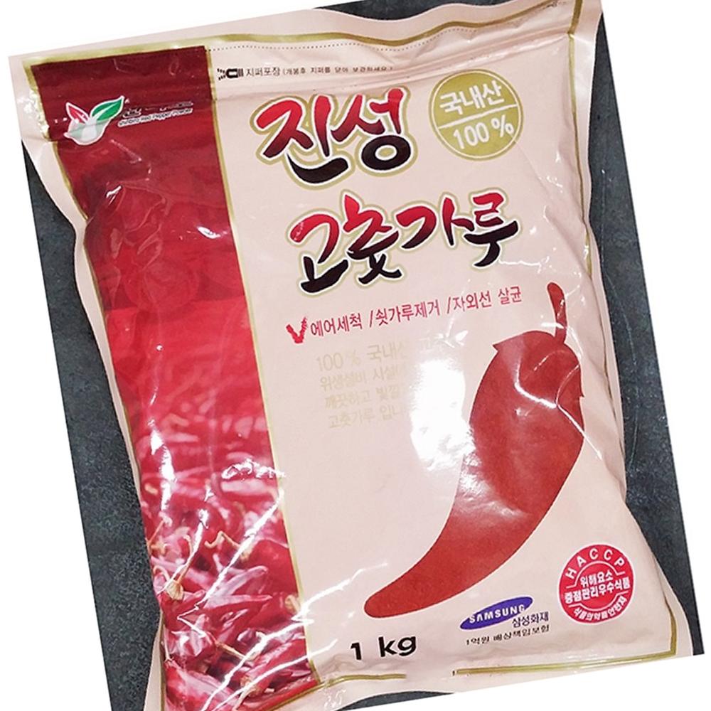 진성 고운 고춧가루 1kg 식자재 고추가루 양념 : 유정상회
