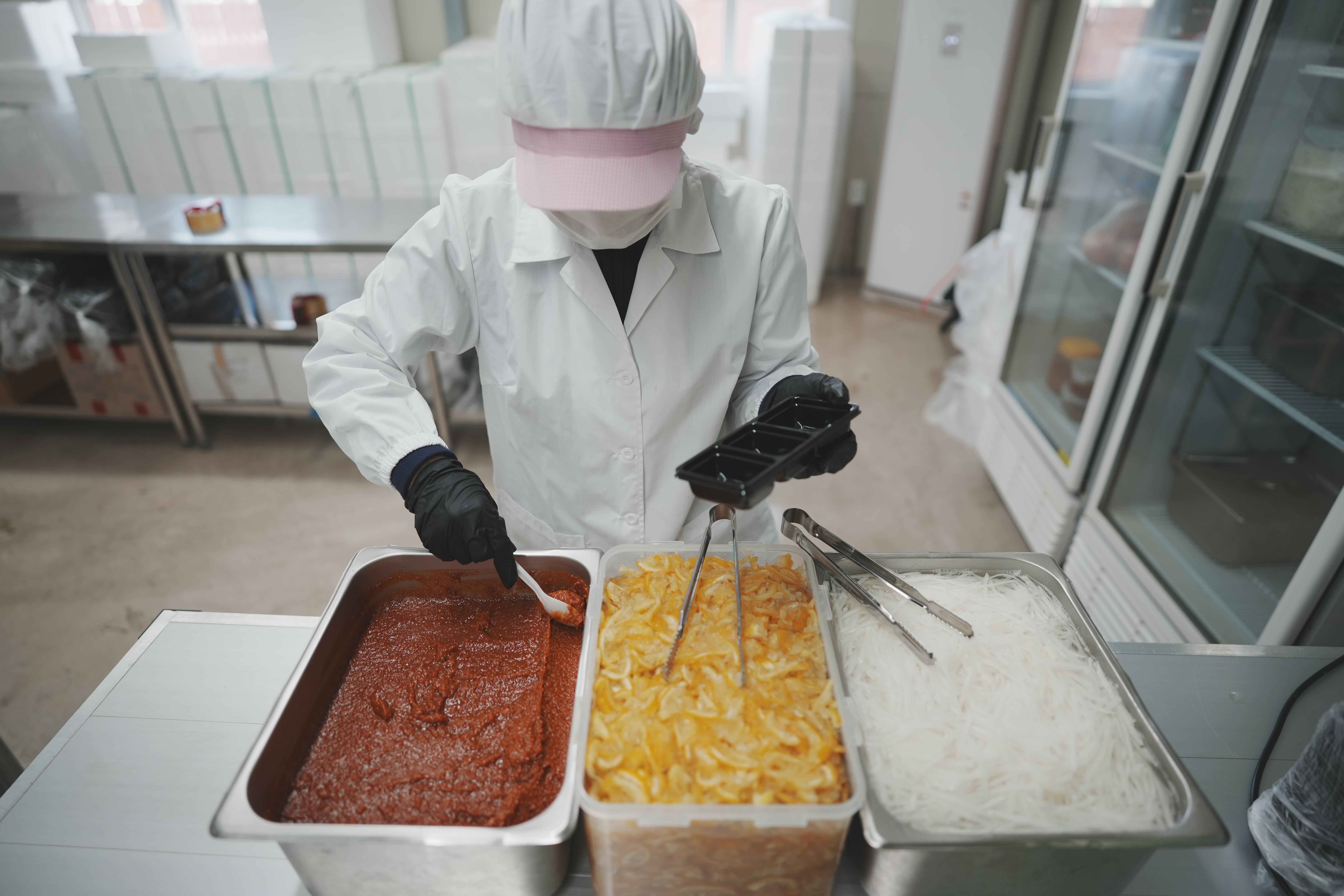[가온가람식품] 국내산 돼지고기로 만든 고흥 양념 돼지 갈비 2인분 1kg : 가온가람식품