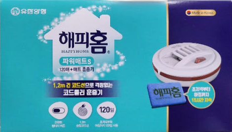 홈매트 피 훈증기 180매 / 해피홈 파워매트S 120일 : 코코공주