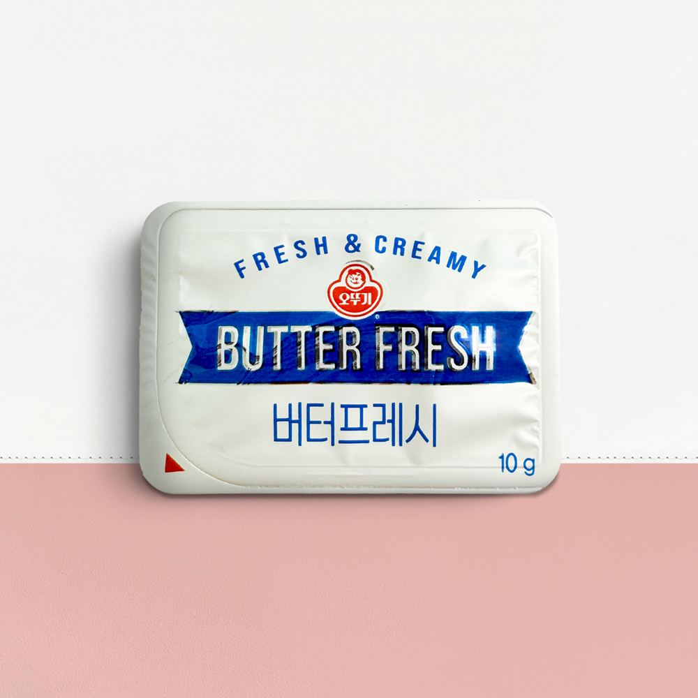 [지케이푸드] 오뚜기 일회용 버터후레쉬 10g (낱개) 1회용 버터 오쉐프 버터프레시 : 지케이푸드