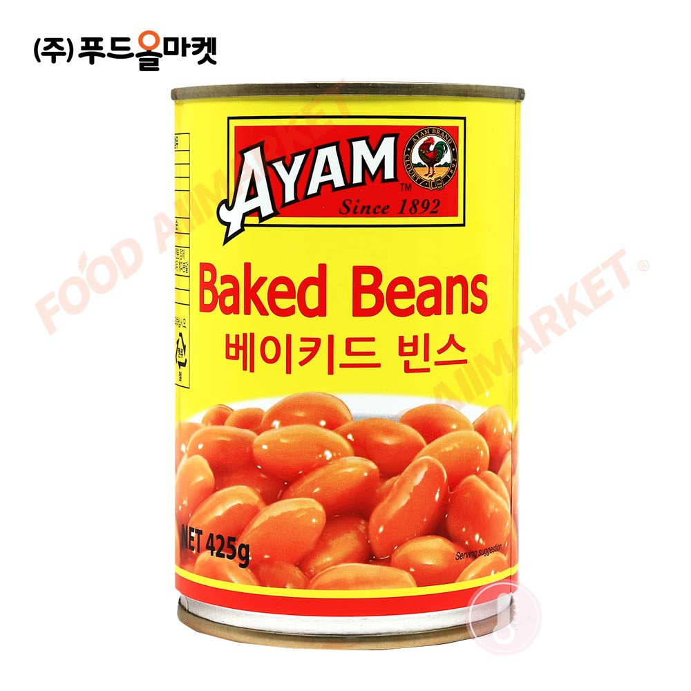 아얌 베이키드빈스 425g 한박스 (425g x 24ea) : 푸드올마켓