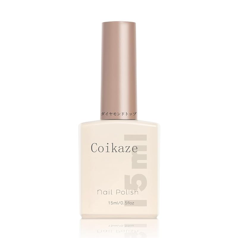 Coikaze 다이아몬드 탑젤 최상급 윤기 색이 오래가는 와이프 탑코트 젤네일 탑젤 빛나는 투명도 와이프 탑 : 공방수은당